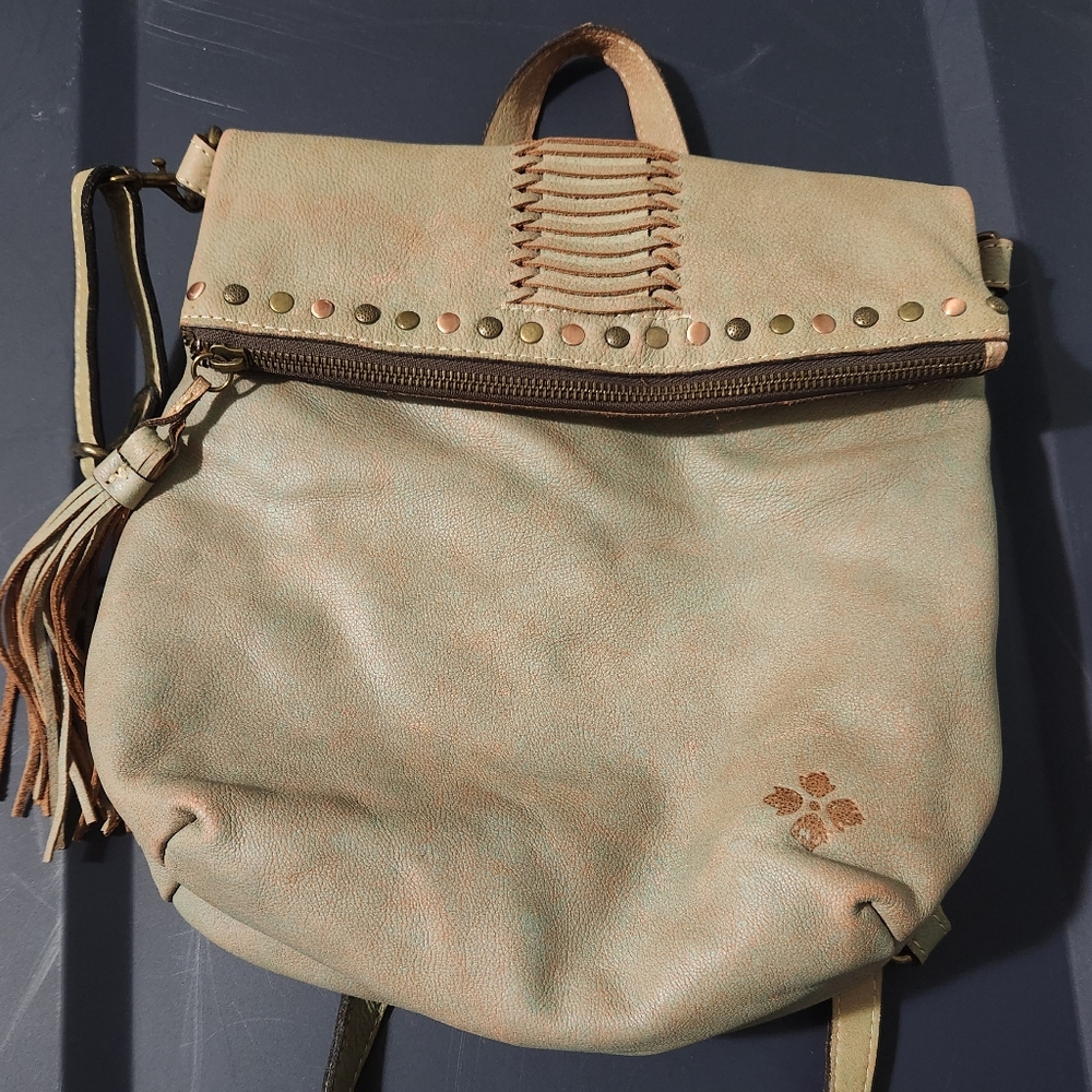 Patricia Nash Tan Backpack with Timeless Style